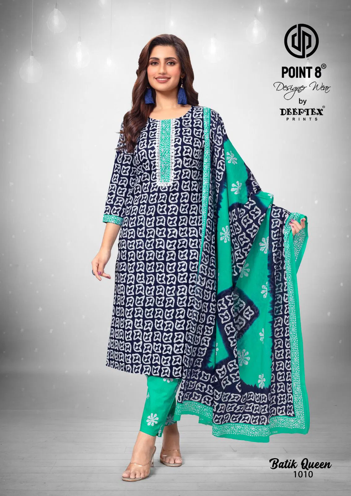 Batik Queen Vol 1 By Deeptex Cotton Kurti Bottom With Dupatta Suppliers In India